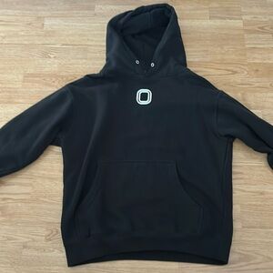 Overtime Black Men's Hoodie Sweatshirt Size Small